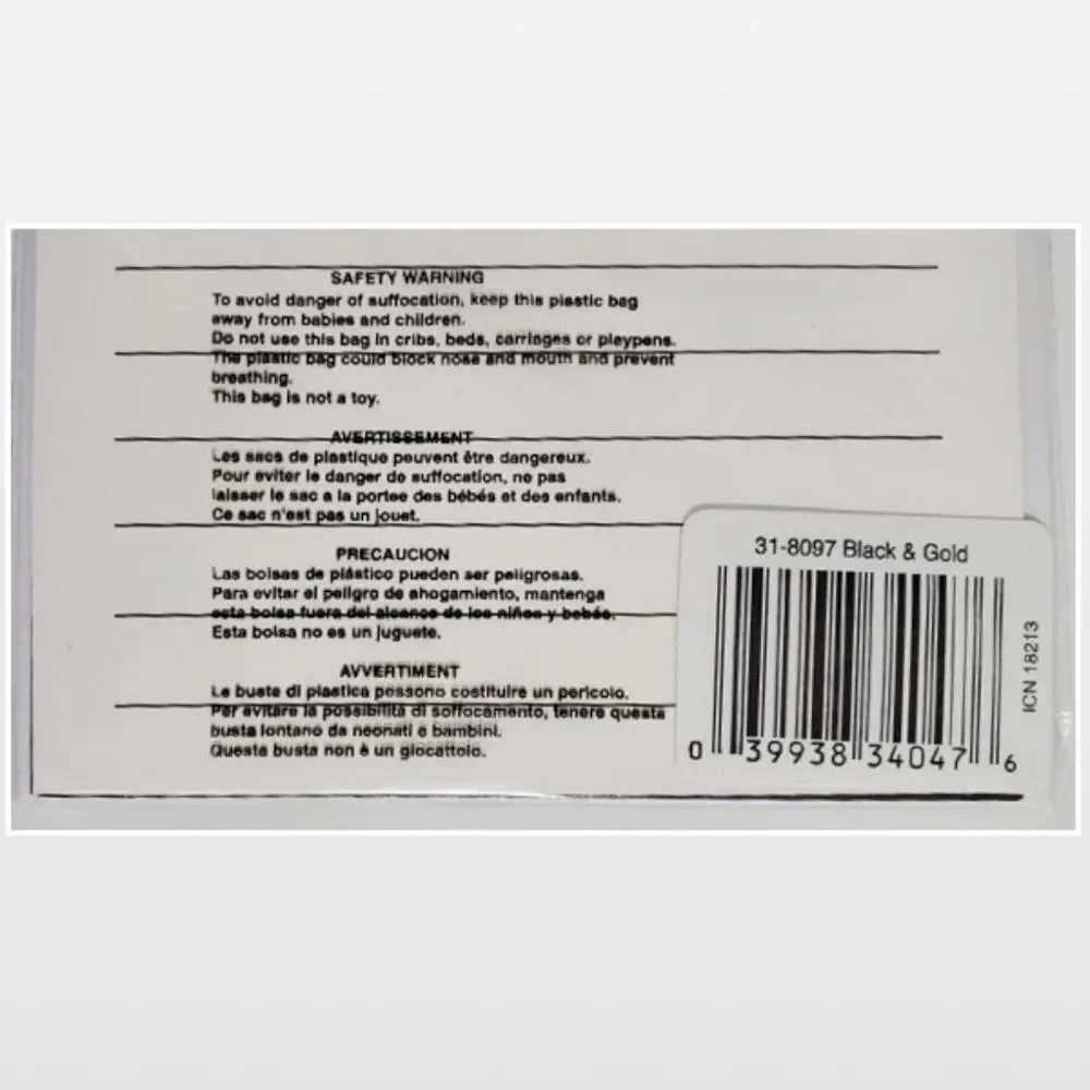 New Invitations Universal Party Black Gold Cards All Occasions 8 Count NWT